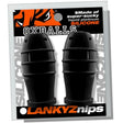 Lankyz Silicone Nipsuckers Black - Adult Toys