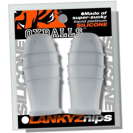 Lankyz Silicone Nipsuckers Clear - Naughty by Nature Adult Store