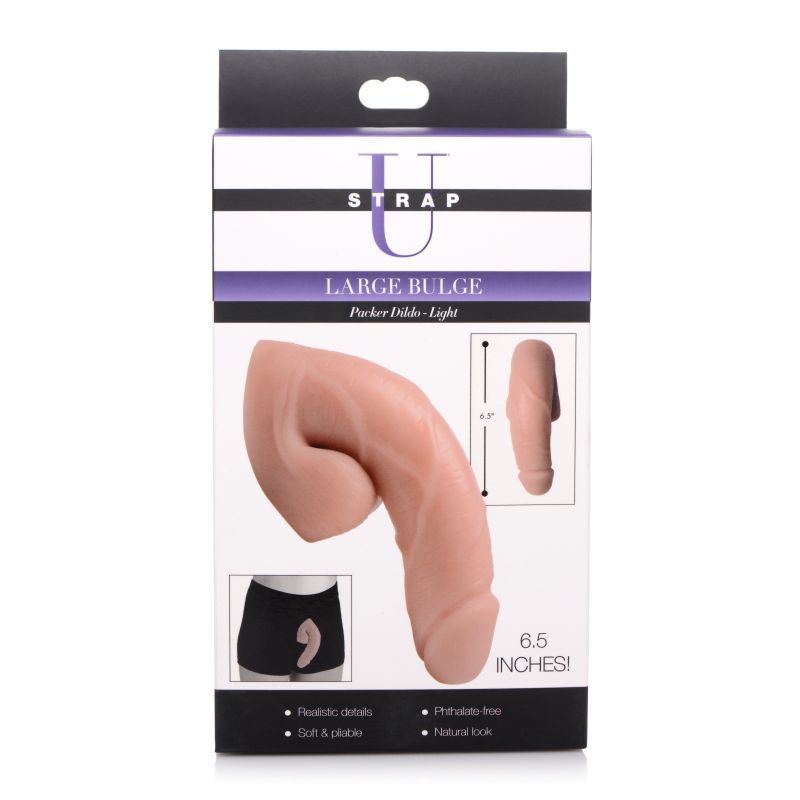 Large Bulge Soft Packer Dildo Light Skin Tone - Adult Toys