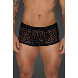 Leopard Flock Short Shorts - Lingerie