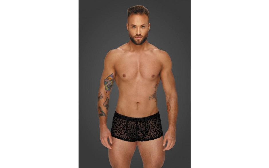Leopard Flock Short Shorts - Lingerie