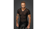 Leopard Flock V - Neck T-Shirt - Lingerie