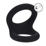 LEVELZ Double O Silicone Cock Ring Size M Black - COCK RINGS