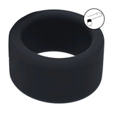 Levelz Liquid Silicone Ball Strap Medium Black For Men - COCK RINGS