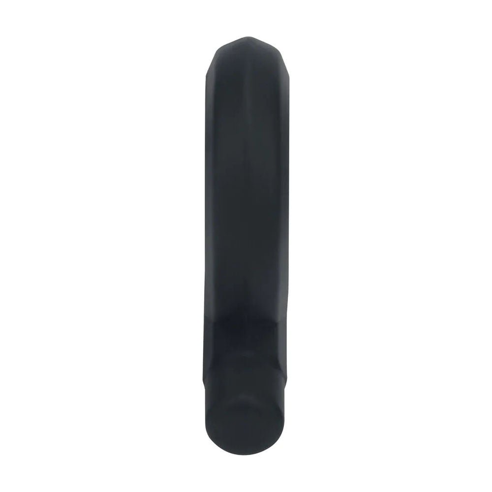 LEVELZ Pencil Liquid Silicone Cock Ring Black - COCK RINGS