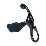 Levelz Rippled Prostate Massager Hard Loop Medium Black - ANAL TOYS