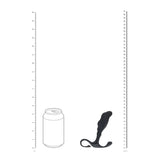 Levelz Rippled Prostate Massager Hard Loop Medium Black - ANAL TOYS