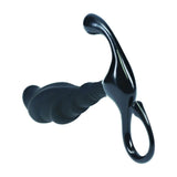 LEVELZ Rippled Prostate Massager With Hard Loop Large Black - ANAL TOYS