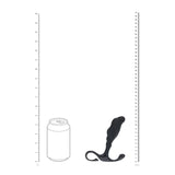 LEVELZ Rippled Prostate Massager With Hard Loop Large Black - ANAL TOYS
