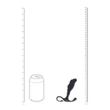 LEVELZ Rippled Prostate Massager With Hard Loop Small Black - ANAL TOYS