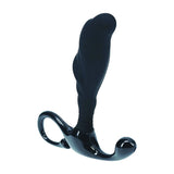 LEVELZ Rippled Prostate Massager With Hard Loop Small Black - ANAL TOYS