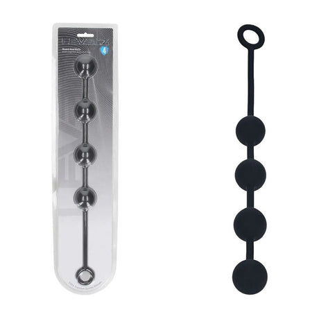 LEVELZ Round Silicone Anal Balls L 40mm Black - ANAL TOYS