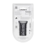 Levelz Silicone Cock Ring With Ribbed Sleeve Black - COCK RINGS