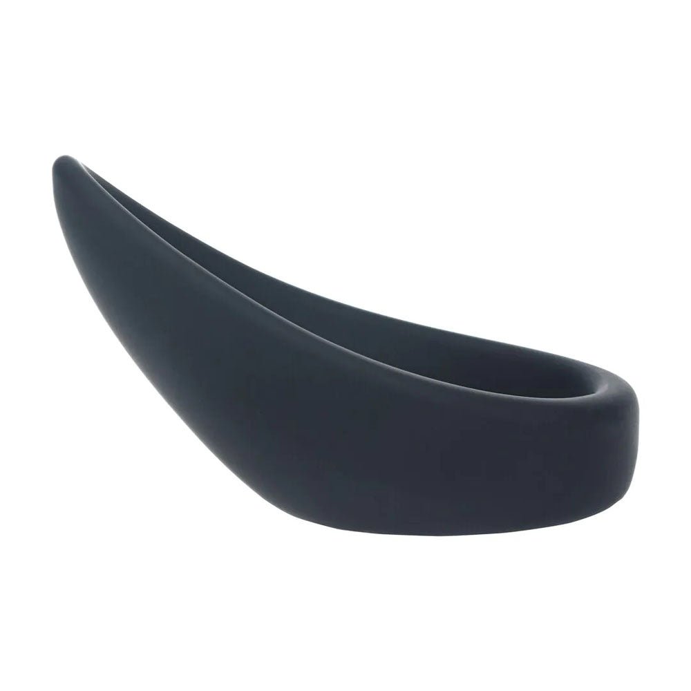 LEVELZ Teardrop Silicone Cock Ring Black For Enhanced Fit And Comfort - COCK RINGS