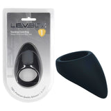 LEVELZ Teardrop Silicone Cock Ring Black For Enhanced Fit And Comfort - COCK RINGS