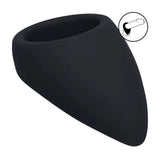 LEVELZ Teardrop Silicone Cock Ring Black For Enhanced Fit And Comfort - COCK RINGS