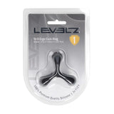 Levelz Tri O Ergo Silicone Cock Ring Black - COCK RINGS
