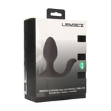 LEVELZ Vibrating Rotating Anal Plug Black 10.7cm - ANAL TOYS