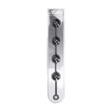 Levelz XXL Round Anal Balls 60mm Black 52.5 Cm Anal Beads - ANAL TOYS