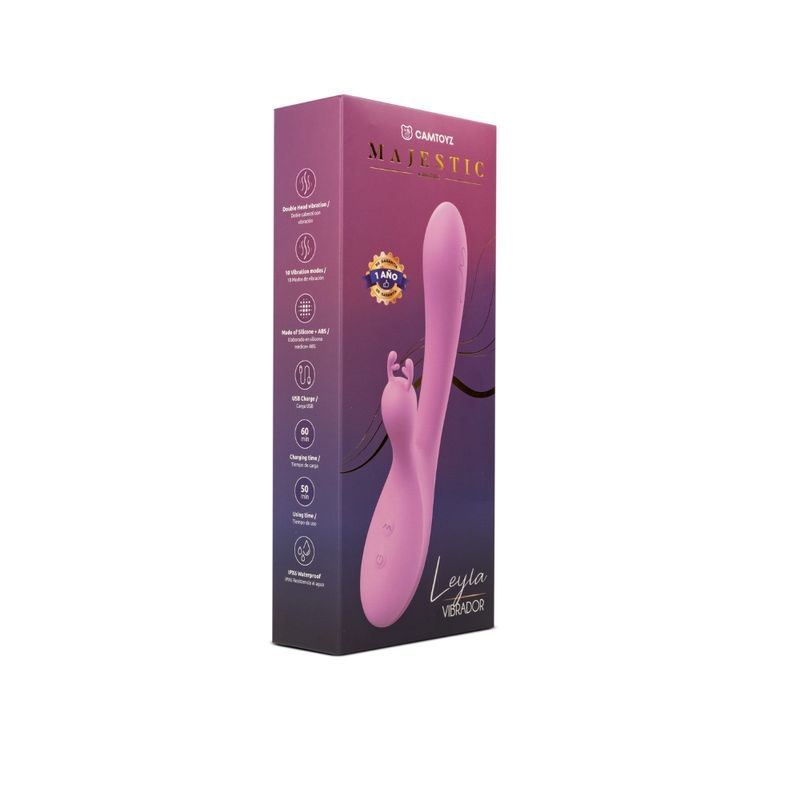 Leyla Pro USB Rabbit Vibrator - Adult Toys