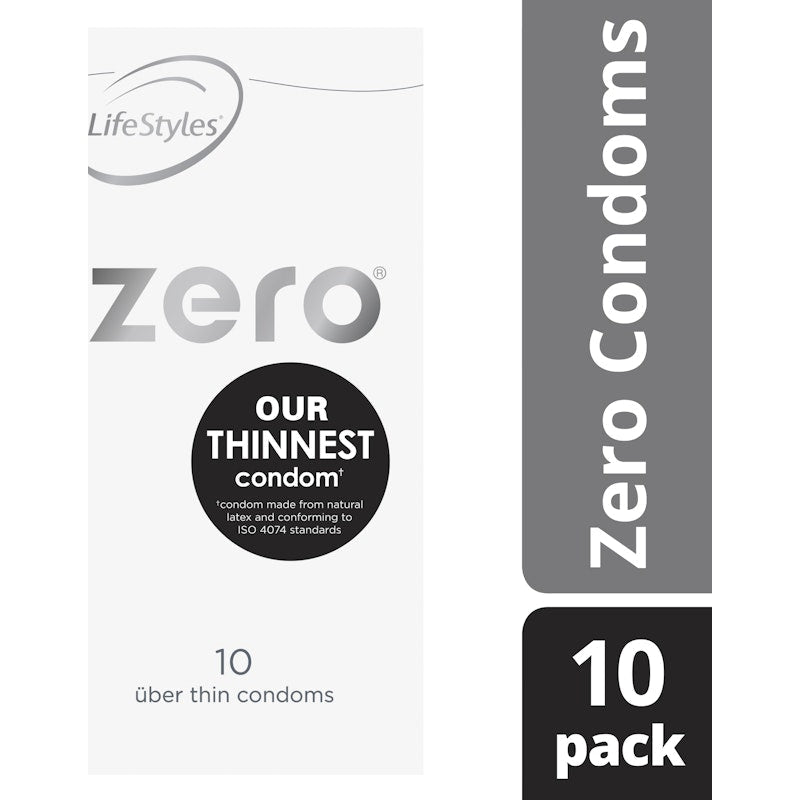LifeStyles Zero 10 Condoms - Lotions & Potions
