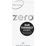 LifeStyles Zero 10 Condoms - Lotions & Potions