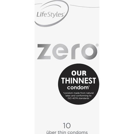 LifeStyles Zero 10 Condoms - Lotions & Potions