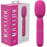 LOVELINE Bella - Pink - Pink 14 cm USB Rechargeable Massage Wand - VIBRATORS