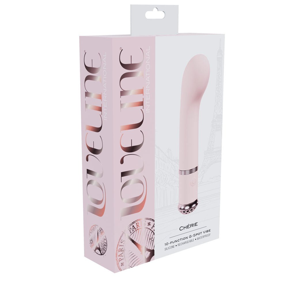 LOVELINE Cherie - Pink - Pink 14 cm USB Rechargeable Vibrator - Naughty by Nature Adult Store
