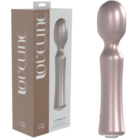 LOVELINE La Perla IV - Pearlescent Pink Massage Wand - VIBRATORS
