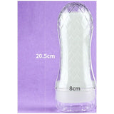 Lovetoy Lumino Play Ribbed Masturbator – Glow in the Dark TPE Stroker - Adult Toys