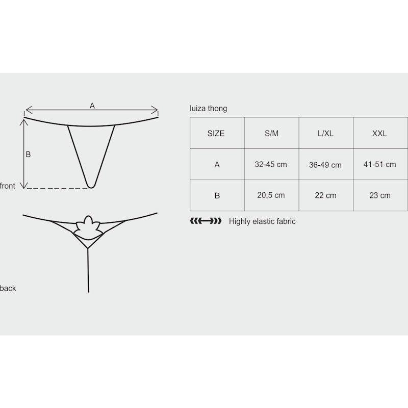 Luiza Thong White - Lingerie