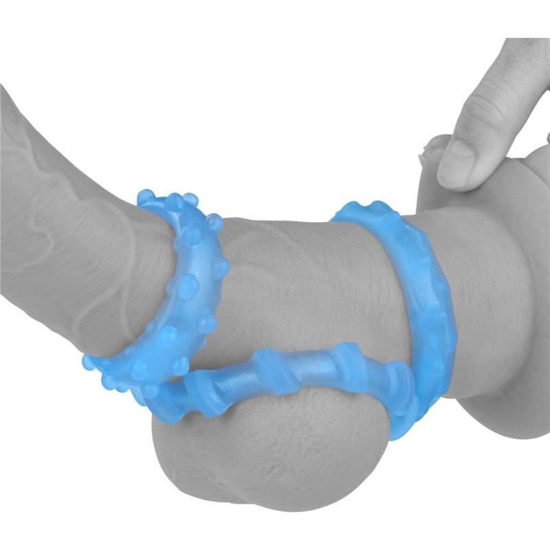 Lumino Play Penis Rings 3 Pc - Adult Toys