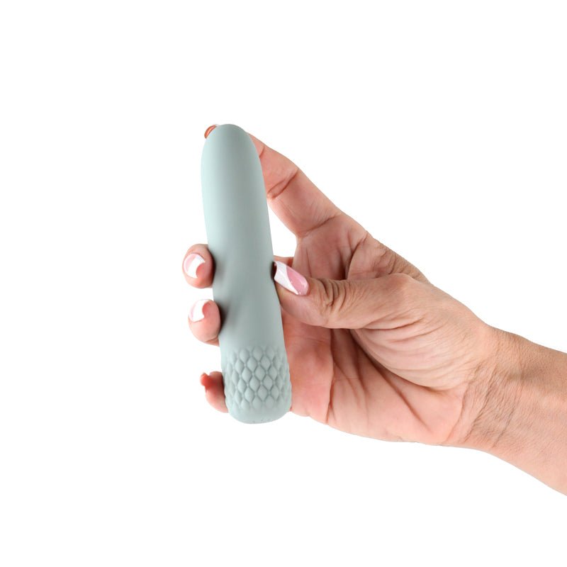 Lust - n - Dreams - Mambo Sage Green 12.2 cm Rechargeable Bullet - BULLETS & EGGS