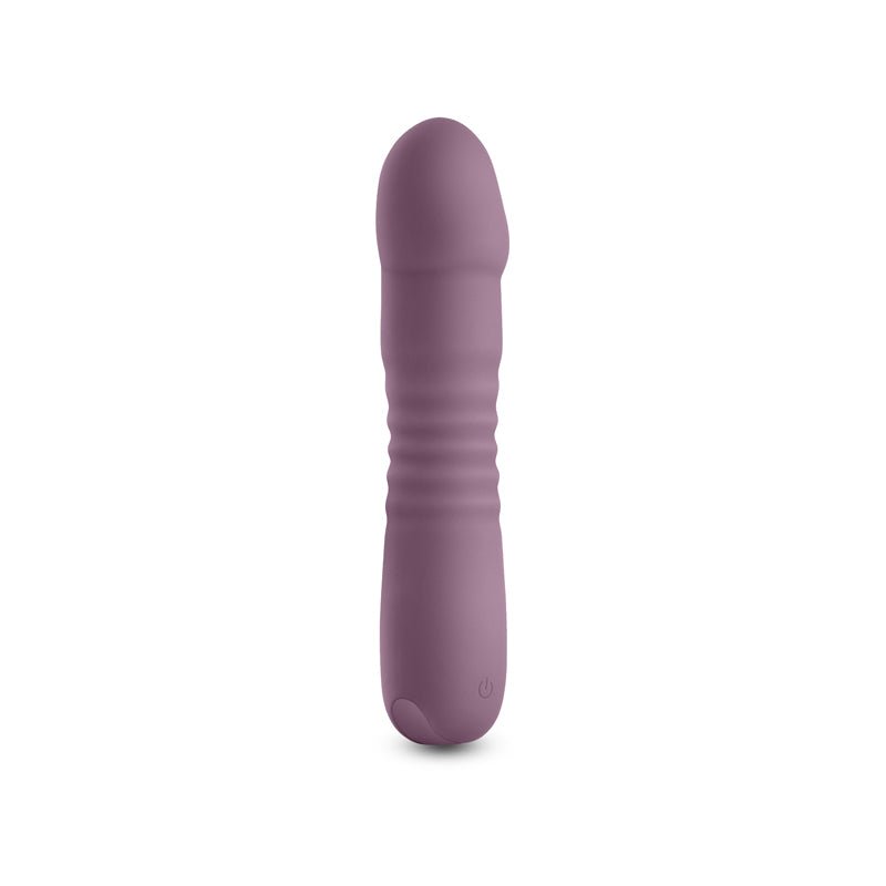 Lust - n - Dreams - Poise - Mauve Rechargeable Thrusting Vibrator - VIBRATORS