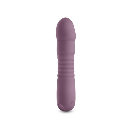 Lust - n - Dreams - Poise - Mauve Rechargeable Thrusting Vibrator - VIBRATORS