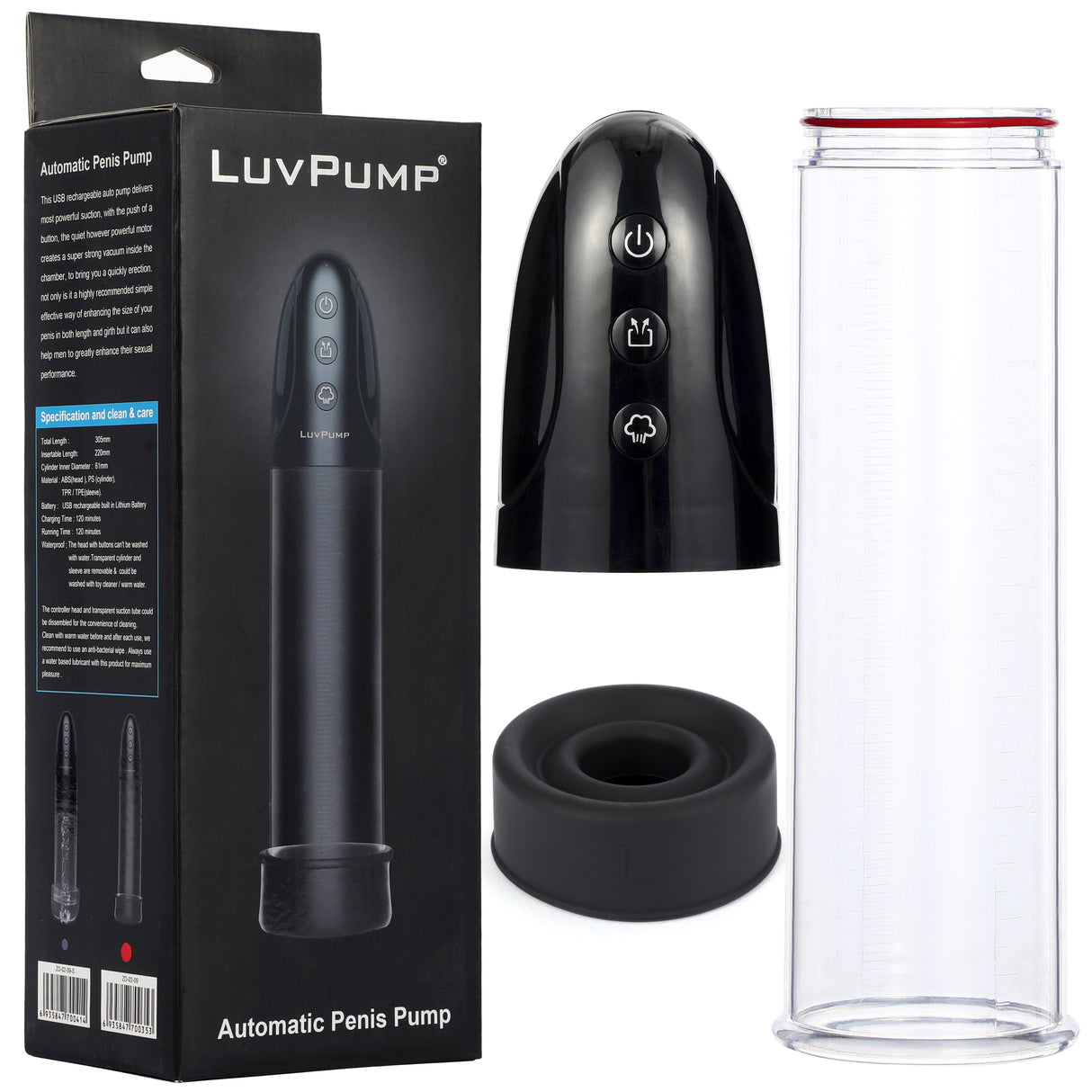 LuvPump Automatic Penis Pump - PUMPS