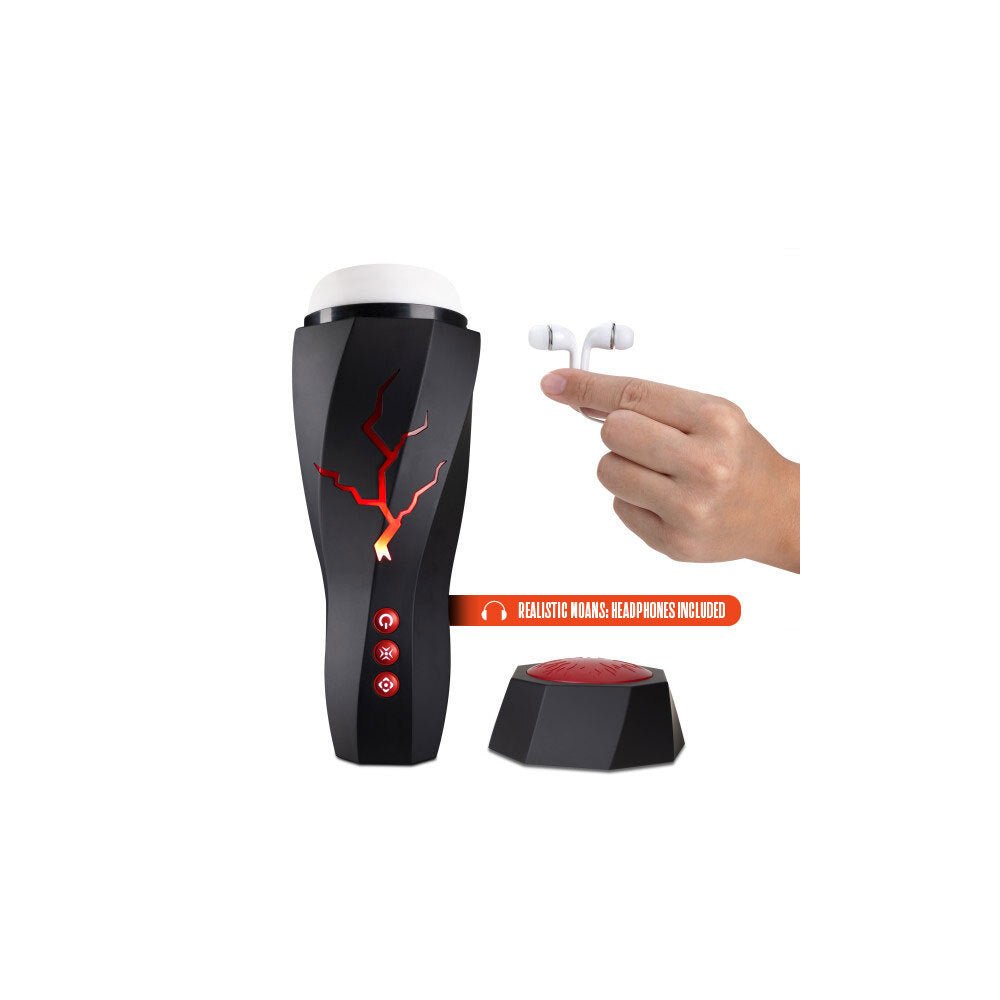 M For Men Storm Auto Stroker – Vibrating Milking Masturbator - MASTURBATORS