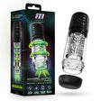 M For Men - Whirlwind Pro - Clear USB Rechargeable Rotating & Sucking Auto Stroker - MASTURBATORS