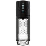 M For Men - Whirlwind Pro - Clear USB Rechargeable Rotating & Sucking Auto Stroker - MASTURBATORS