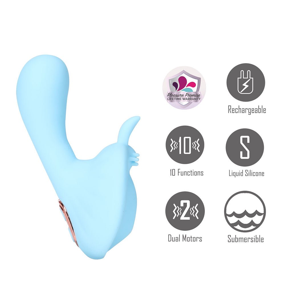 Maia AVERI - Blue - Blue USB Rechargeable Vibrator - Naughty by Nature Adult Store