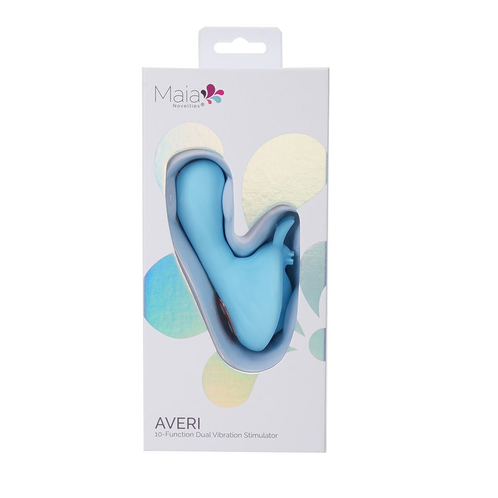 Maia AVERI - Blue - Blue USB Rechargeable Vibrator - Naughty by Nature Adult Store