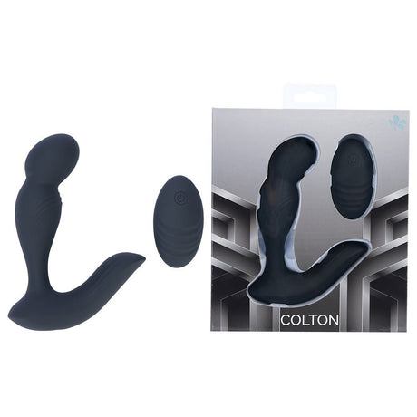 Maia Colton Black USB Rechargeable Vibrating Prostate Massager - ANAL TOYS