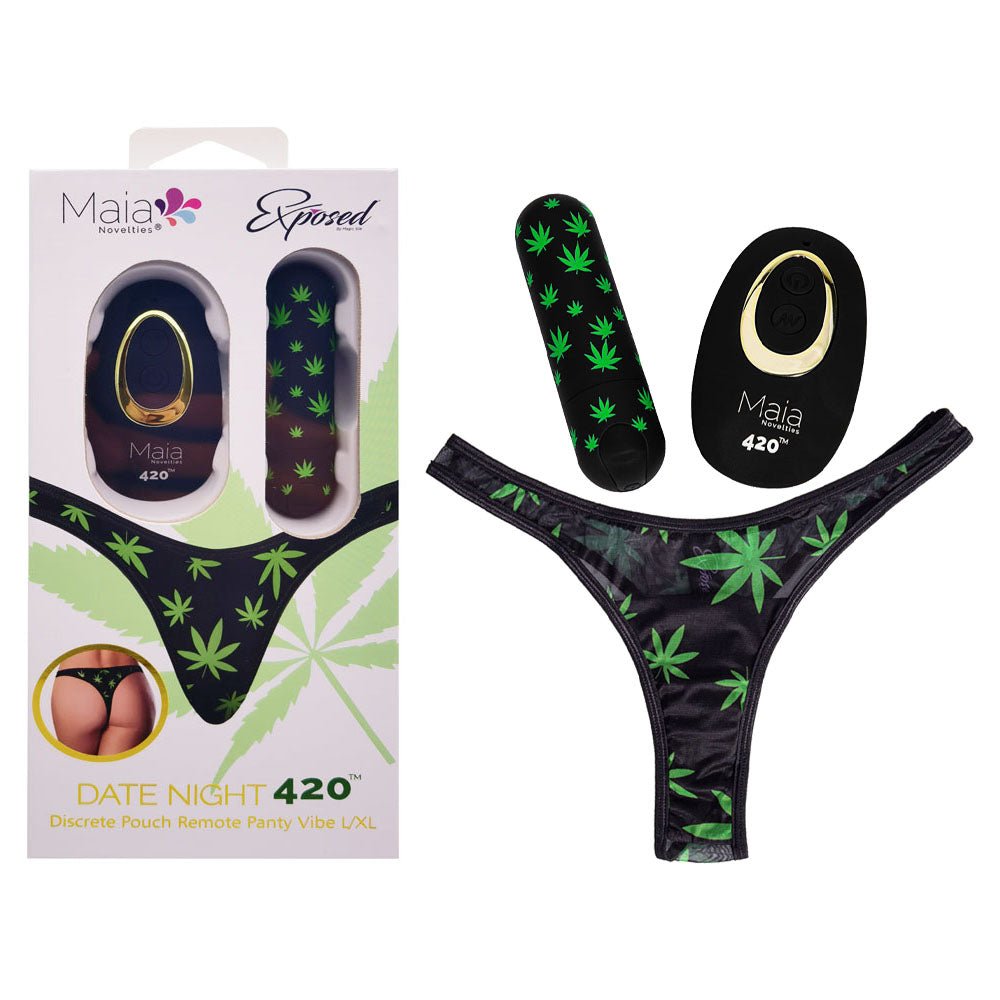 Maia DATE NIGHT 420 PANTY VIBE - L/XL - BULLETS & EGGS