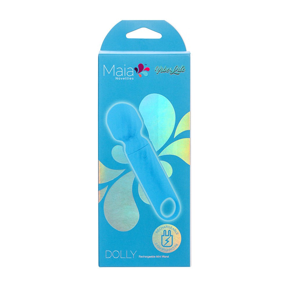 Maia DOLLY - Blue Rechargeable Massage Wand - VIBRATORS