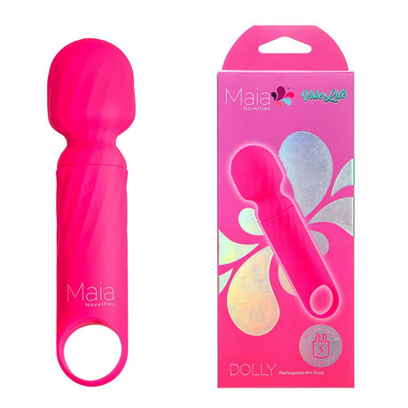 Maia DOLLY - Pink - Pink 12.7 cm USB Rechargeable Massage Wand - VIBRATORS