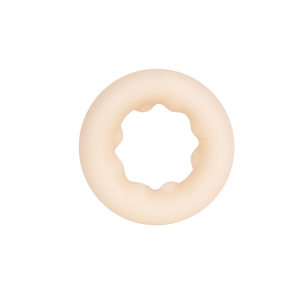 Maia Gunner Vanilla Flesh Cock Ring For Enhanced Sensation - COCK RINGS