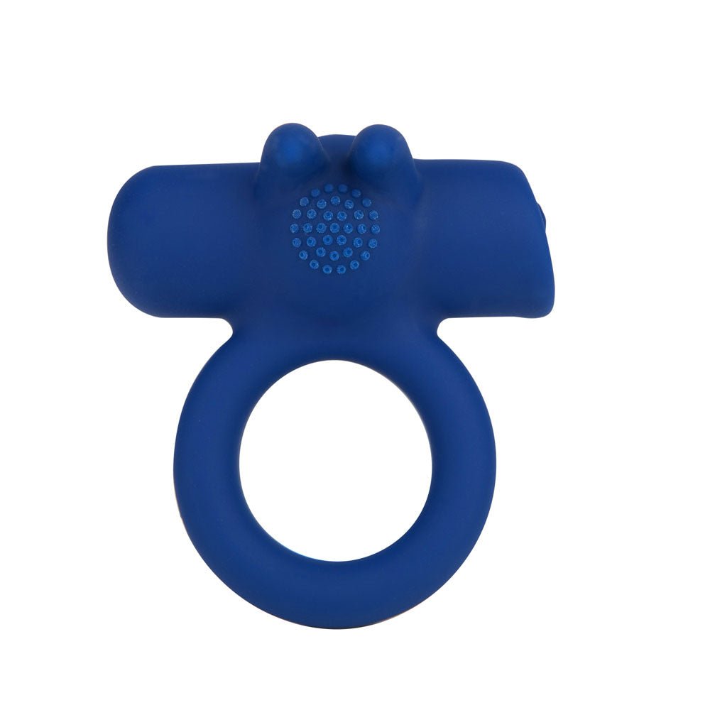 Maia Huxley USB Rechargeable Vibrating Cock Ring – Strong Blue Motor - COCK RINGS