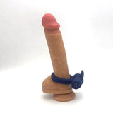 Maia Huxley USB Rechargeable Vibrating Cock Ring – Strong Blue Motor - COCK RINGS