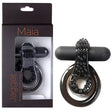 Maia Jagger - Black USB Rechargeable Vibrating Cock & Ball Ring - COCK RINGS